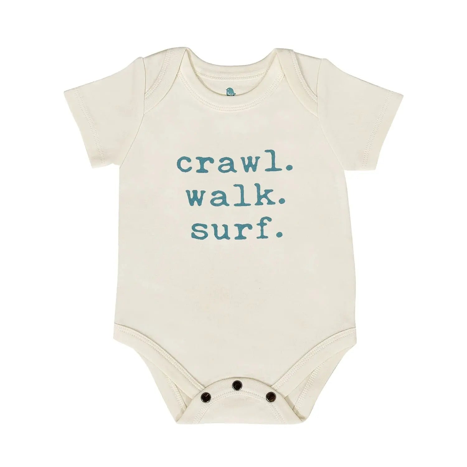 Finn + Emma graphic bodysuit | crawl walk surf - 