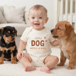 Finn + Emma graphic bodysuit |Every Dog Needs A Baby - 