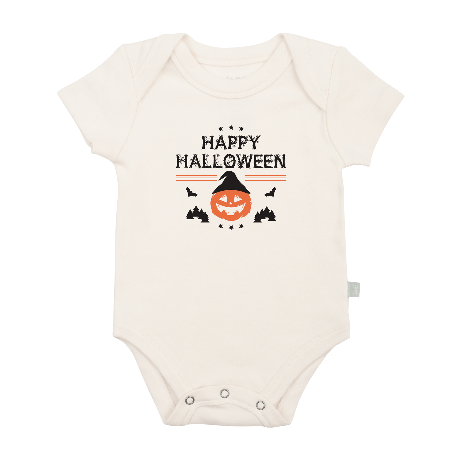 Finn + Emma graphic bodysuit | halloween pumpkin - 