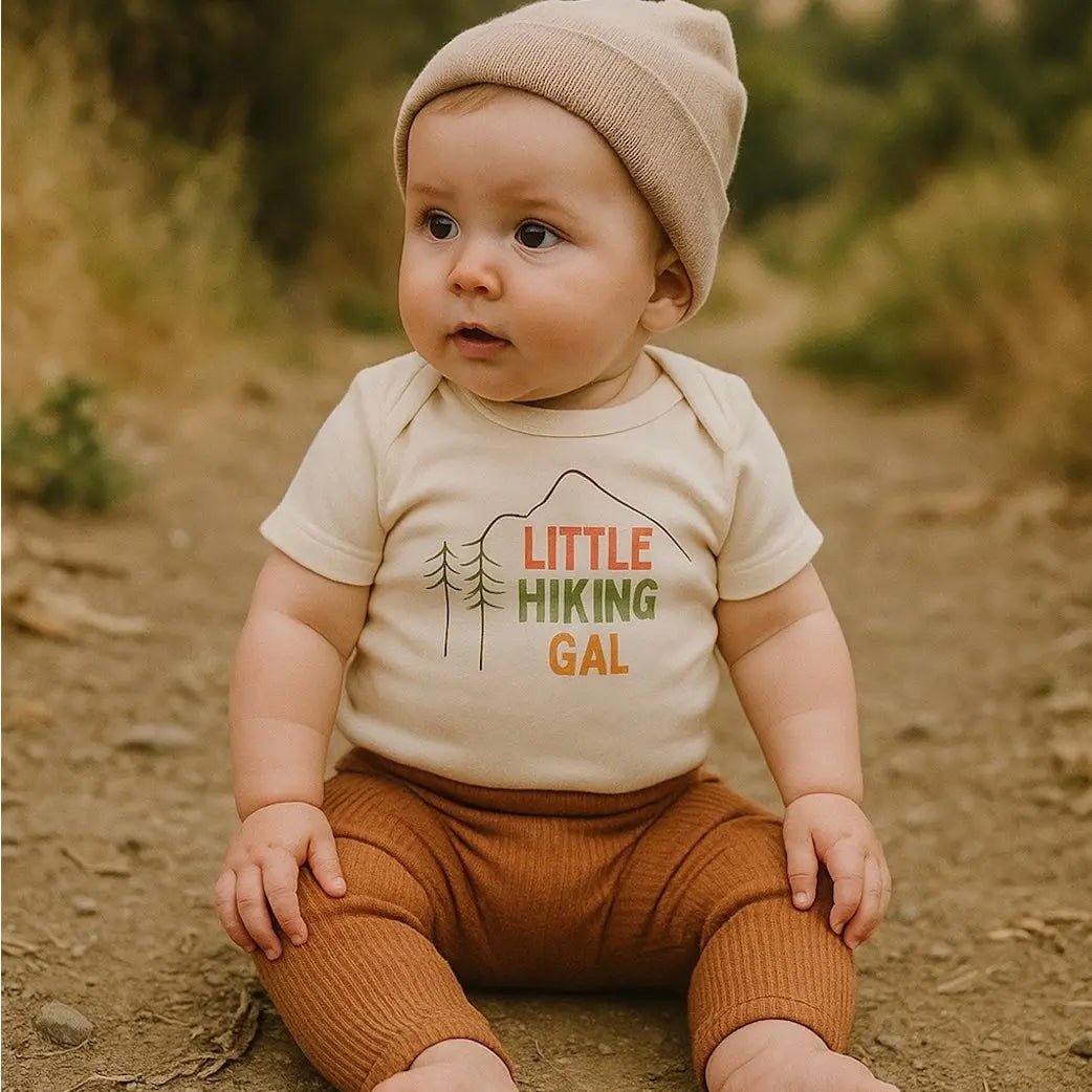 Finn + Emma graphic bodysuit | hiking gal - 