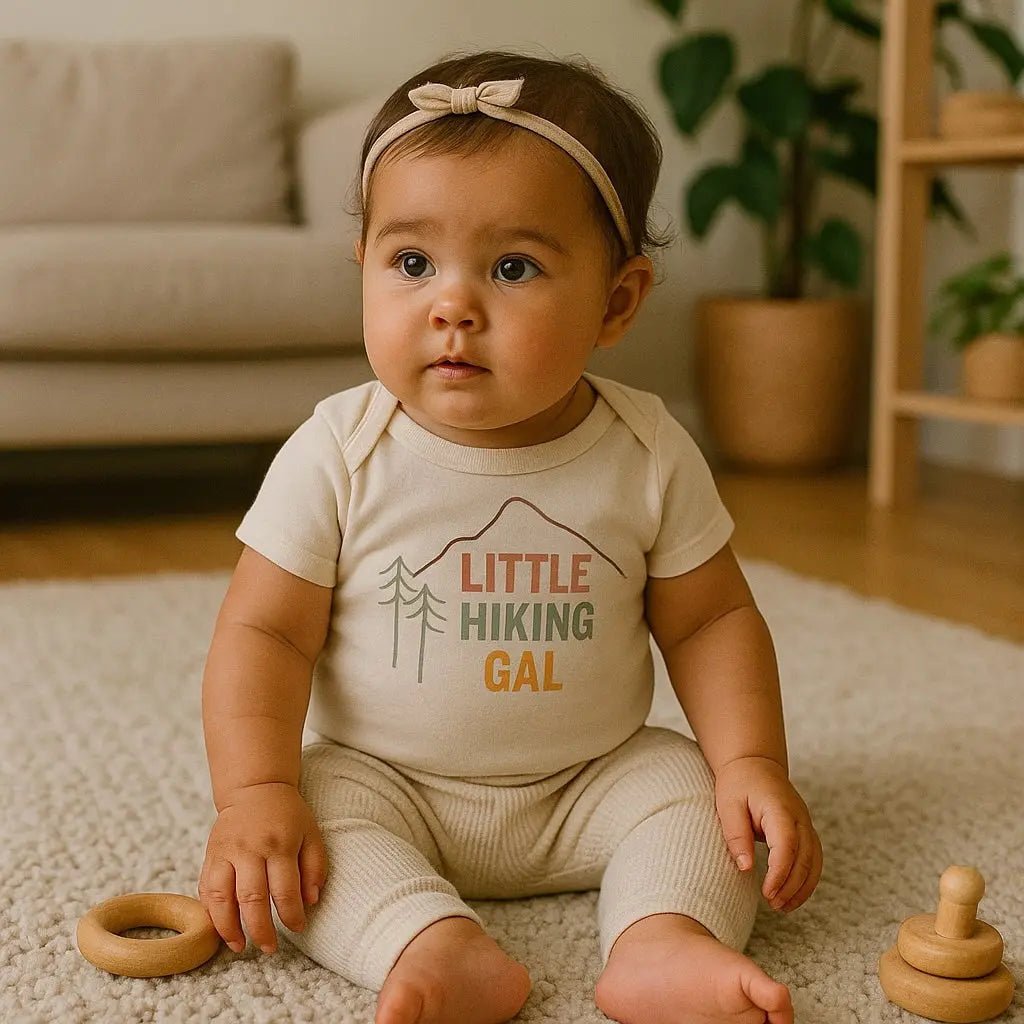 Finn + Emma graphic bodysuit | hiking gal - 