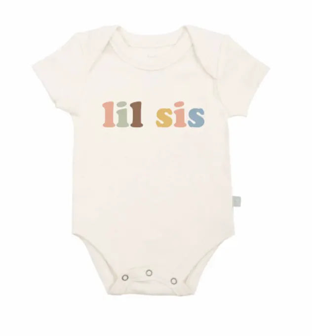Finn + Emma graphic bodysuit | lil sis desert bloom - 