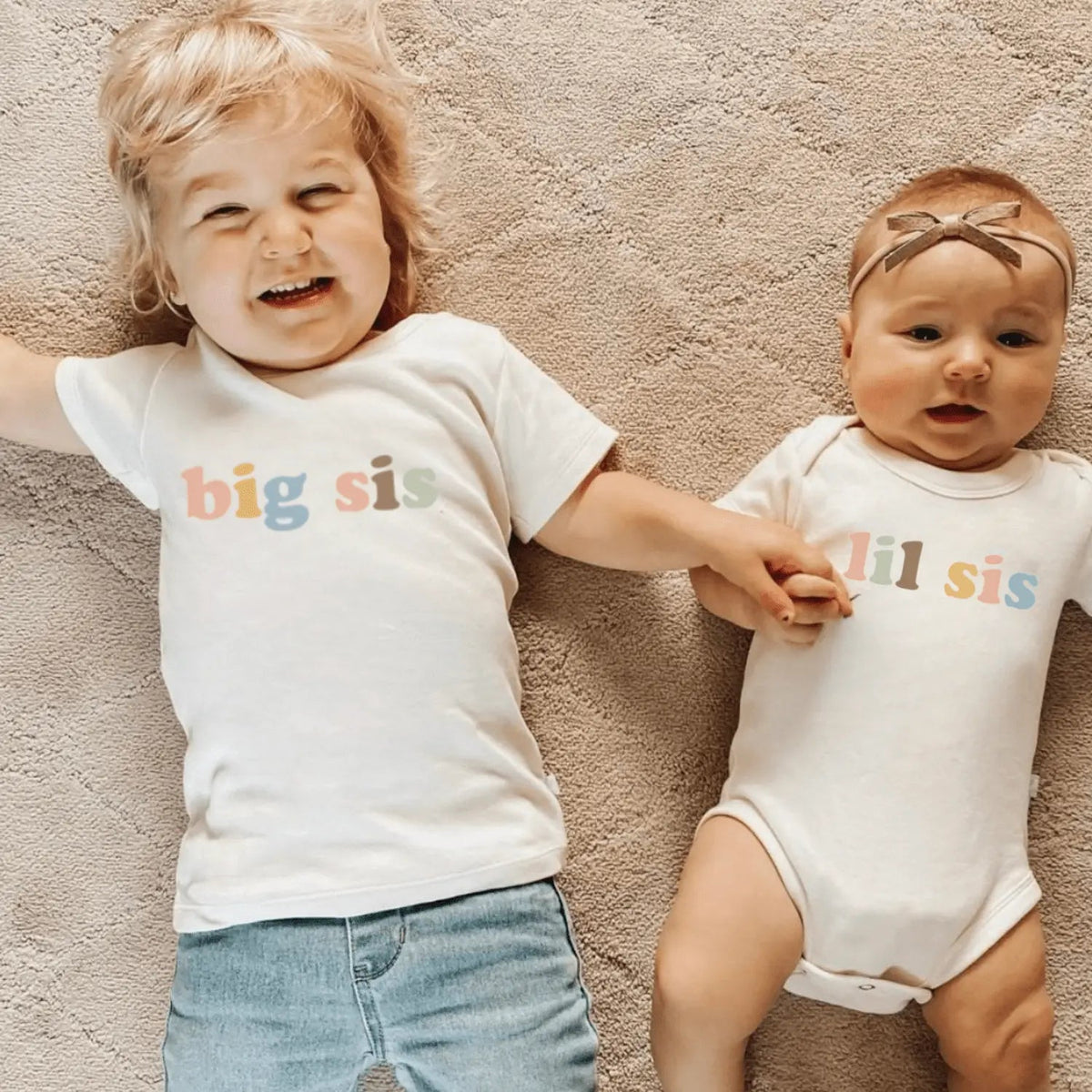 Finn + Emma graphic bodysuit | lil sis desert bloom - 