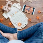 Finn + Emma graphic bodysuit | lil sis desert bloom - 