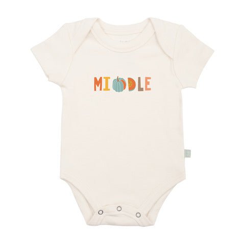 Finn + Emma graphic bodysuit | middle autumn - 