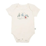 Finn + Emma graphic bodysuit | mountain baby - 