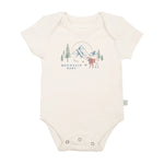 Finn + Emma graphic bodysuit | mountain baby - 