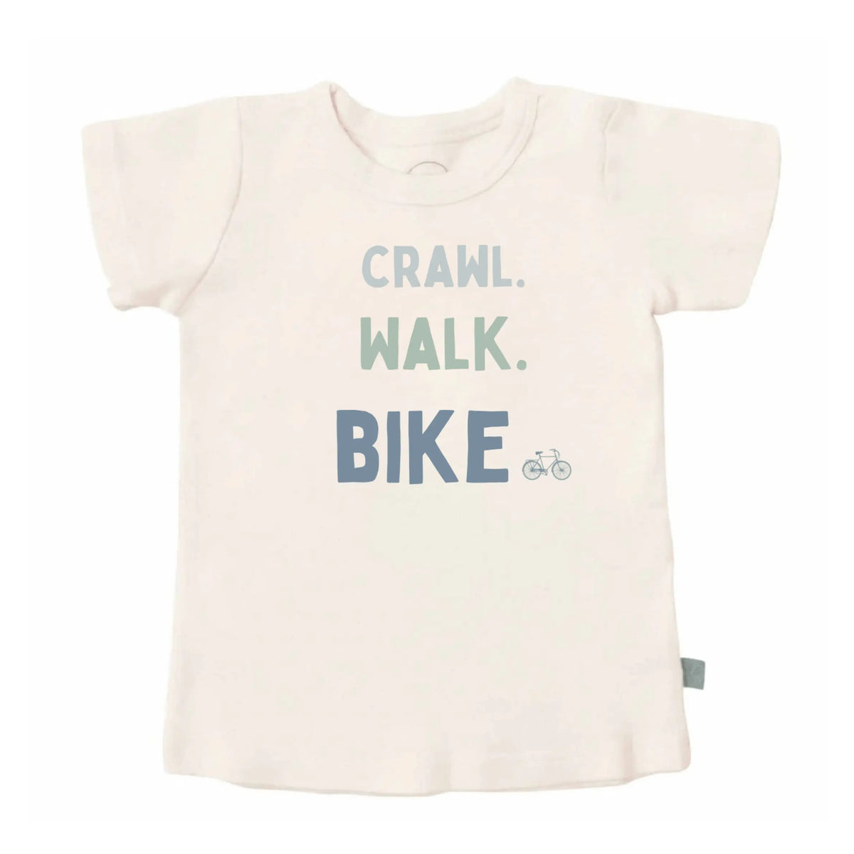 graphic tee | crawl walk bike - Active Shirt, Bicycle frame, Bicycle, Bicycles--Equipment and supplies, Bicycle Clothing | Everetts Place