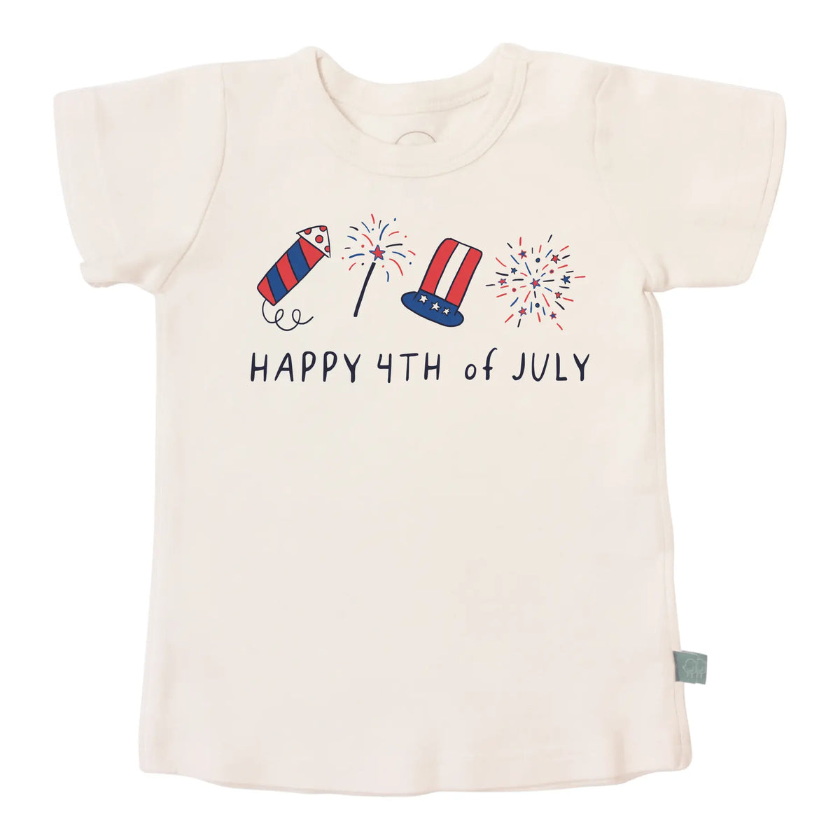graphic tee | happy 4th of july - Red, Baby & Toddler Clothing, Child, Top | Everetts Place
