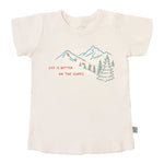 Finn + Emma graphic tee | on the slopes - 