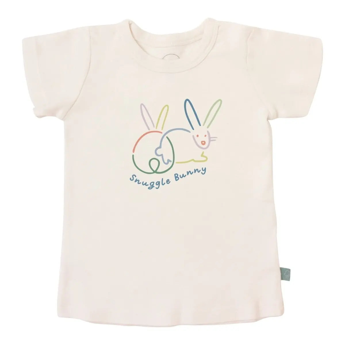 Finn + Emma graphic tee | snuggle bunny - 