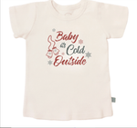 Finn + Emma graphic tee | baby its cold outside - 