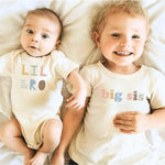 Finn + Emma graphic tee | big sis desert bloom - 
