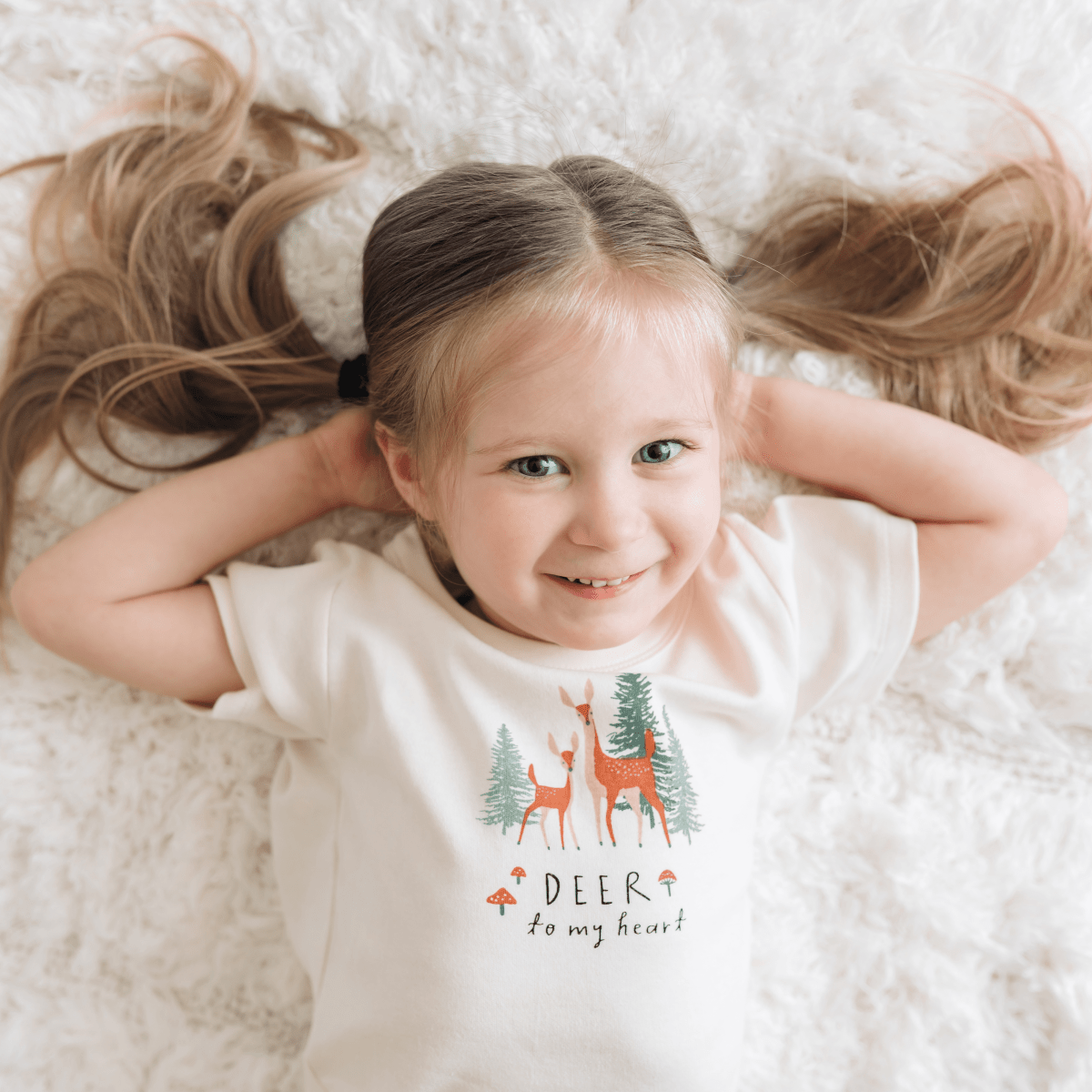 Finn + Emma graphic tee | deer to my heart - 