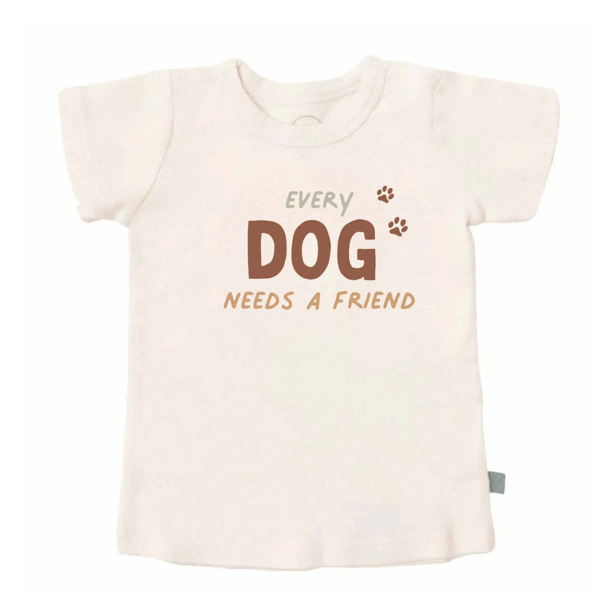 Finn + Emma graphic tee | Every Dog Needs a Friend - 