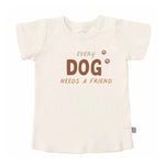 Finn + Emma graphic tee | Every Dog Needs a Friend - 