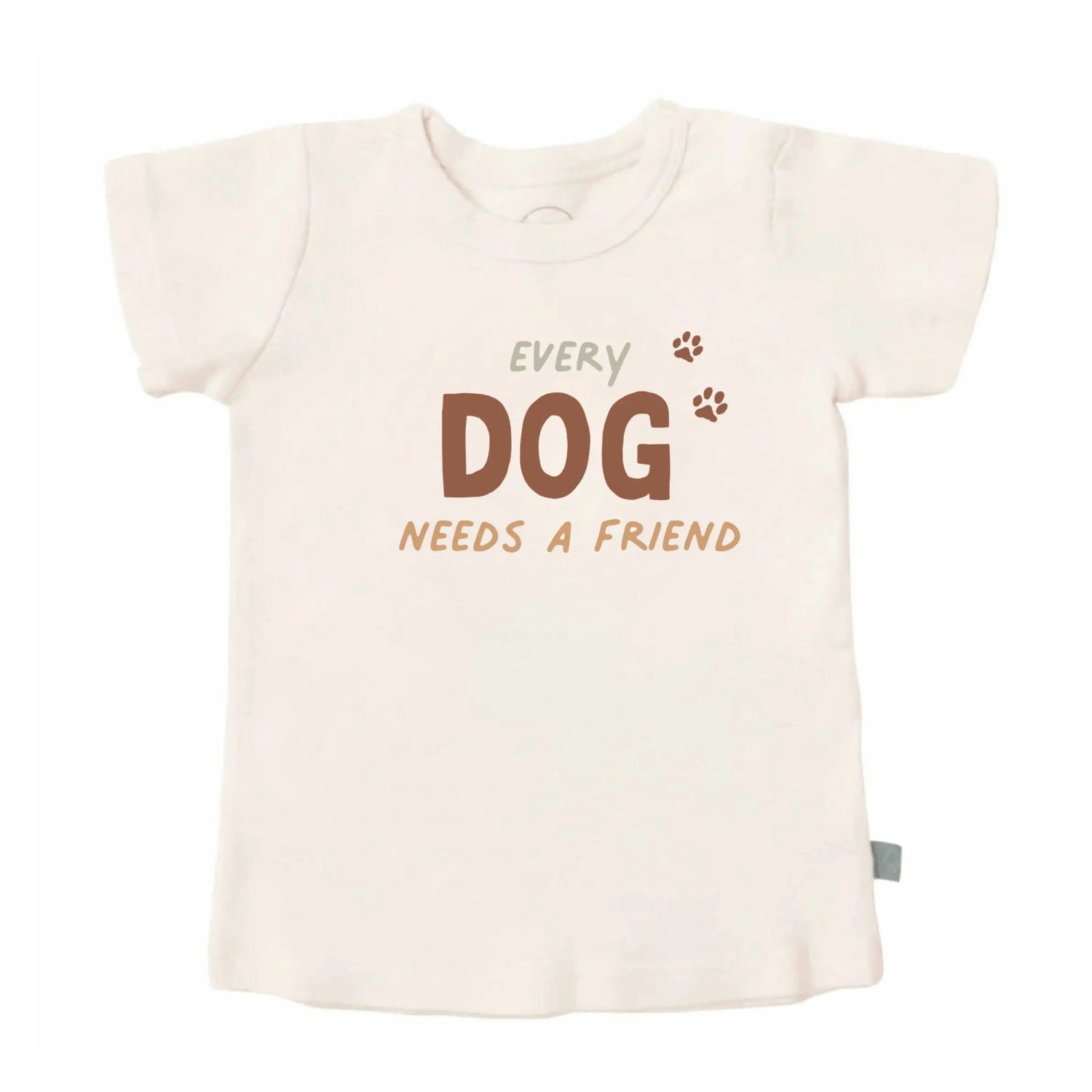 Finn + Emma graphic tee | Every Dog Needs a Friend - 