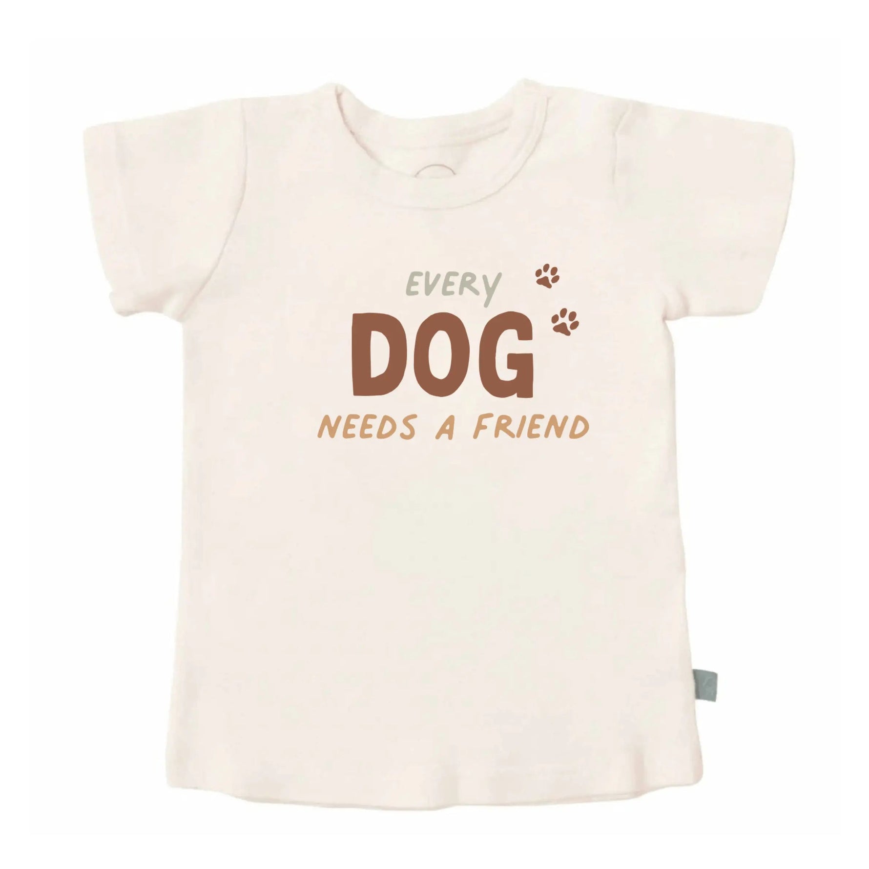 Finn + Emma graphic tee | Every Dog Needs a Friend - 