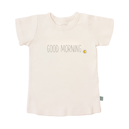 Finn + Emma graphic tee | good morning - 