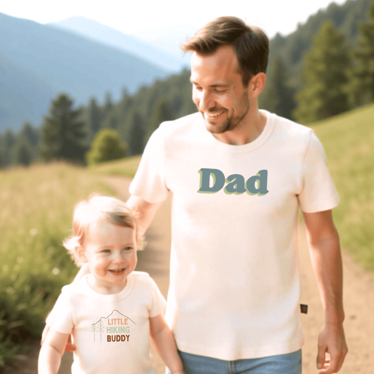 Finn + Emma graphic tee | Hiking Buddy