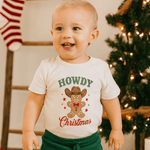 Finn + Emma graphic tee | howdy gingerbread christmas - 