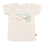 Finn + Emma graphic tee | on the slopes - 