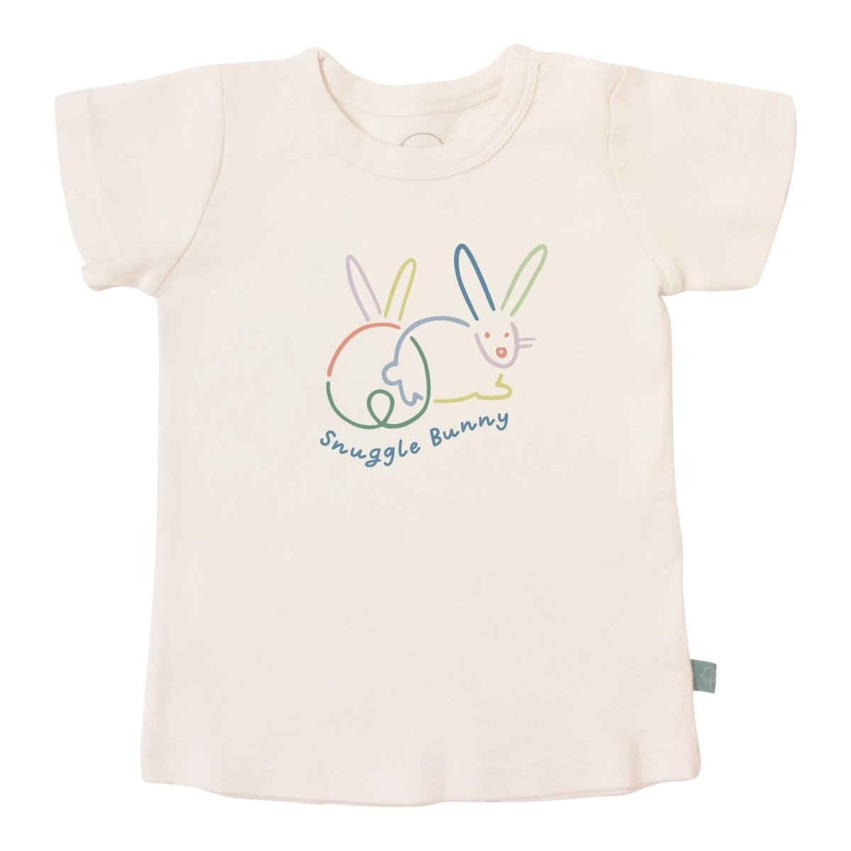 Finn + Emma graphic tee | snuggle bunny - 
