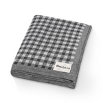 Bleu La La Checkered Knit Baby Blanket - Pure Cotton Comfort for Year-Round Coziness - Baby & Toddler > Swaddling & Receiving Blankets Knit blankets