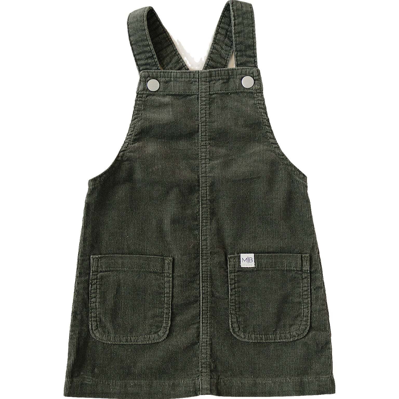 Mebie Baby Green Corduroy Dress for Baby Girls by Mebie Baby Collection - 