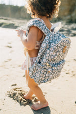 Mebie Baby Green Daisy Mini Backpack - 