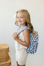 Mebie Baby Green Floral Mini Backpack - 