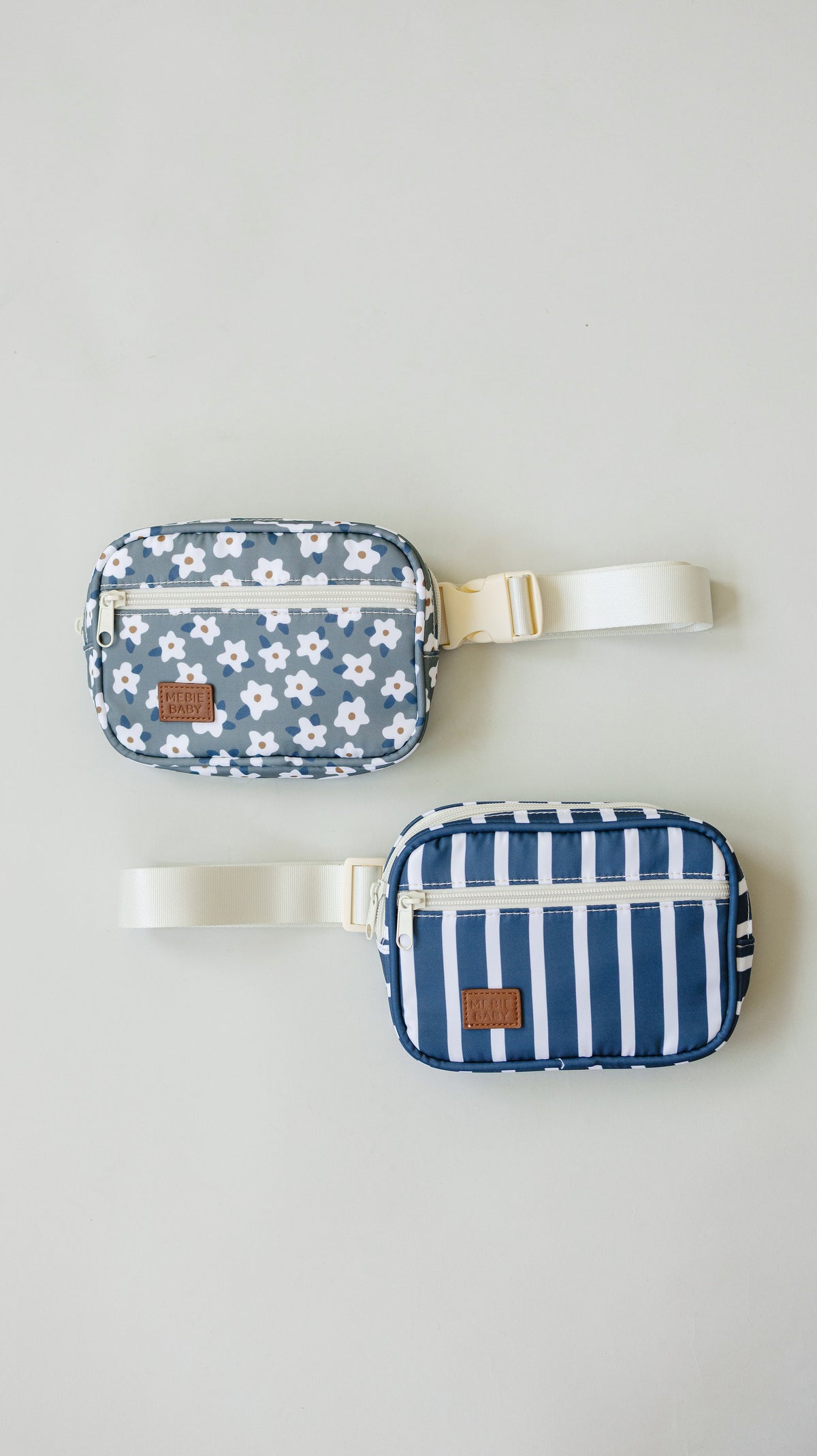 Mebie Baby Green Floral Mini Fanny Pack - 