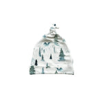 Green Forest Bamboo Baby Knot Hat Newborn Soft Breathable Comfort Harp Angel Boutique 