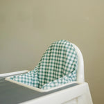 Little Joy Co. Green Gingham Cushion Cover for IKEA Antilop Highchair - Everetts Place Boutique - 