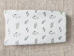 Harp Angel Boutique Green Leaves Bamboo Changing Pad Cover | Bassinet & Lounger Cover Everetts Place