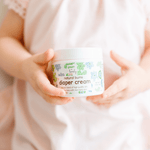 Green + Lovely Non-Nano Zinc Oxide Diaper Rash Cream tube with a gentle, natural design.
