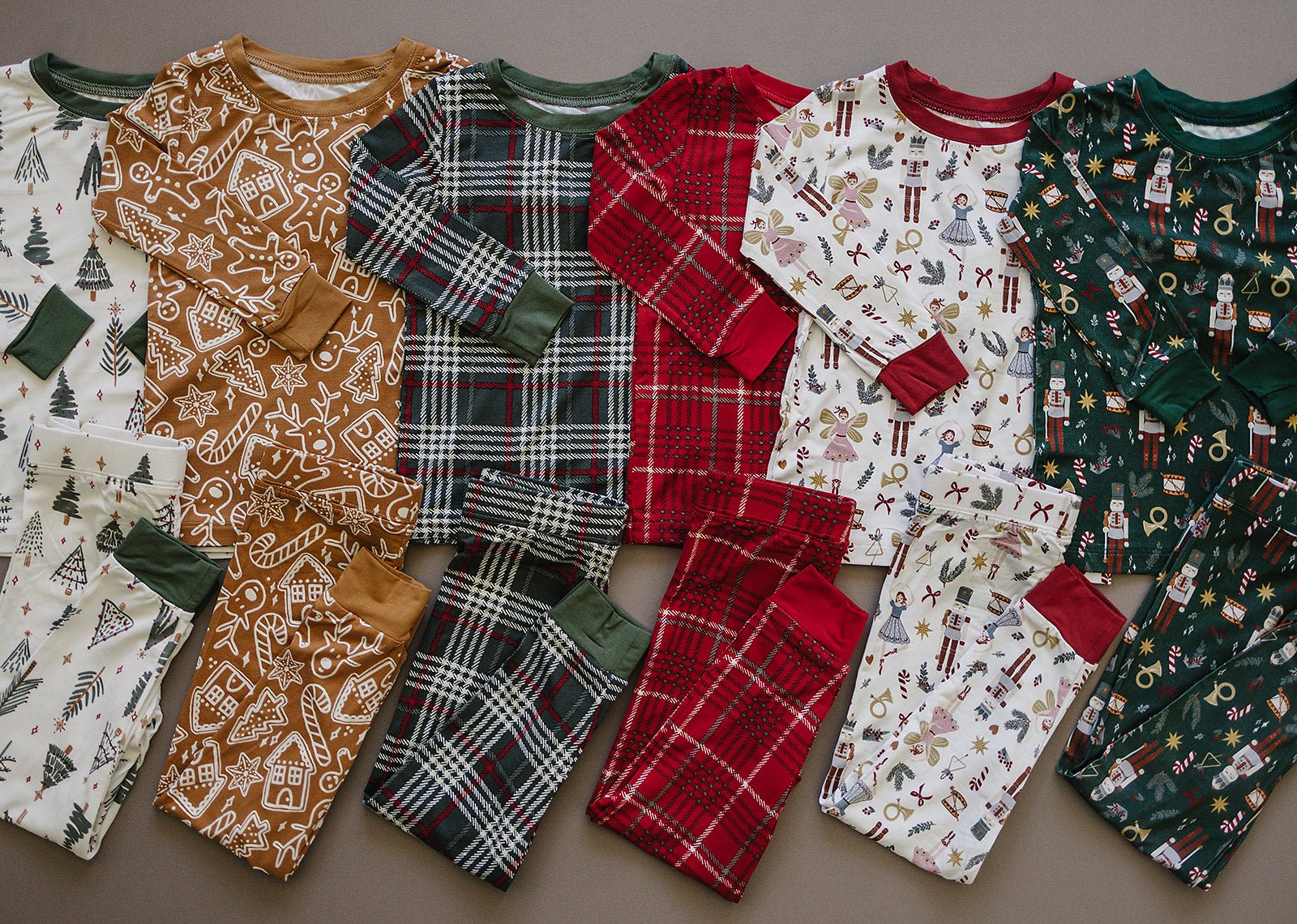 Mebie Baby Green Nutcracker Bamboo Cozy Sleep Set for Babies and Toddlers - 