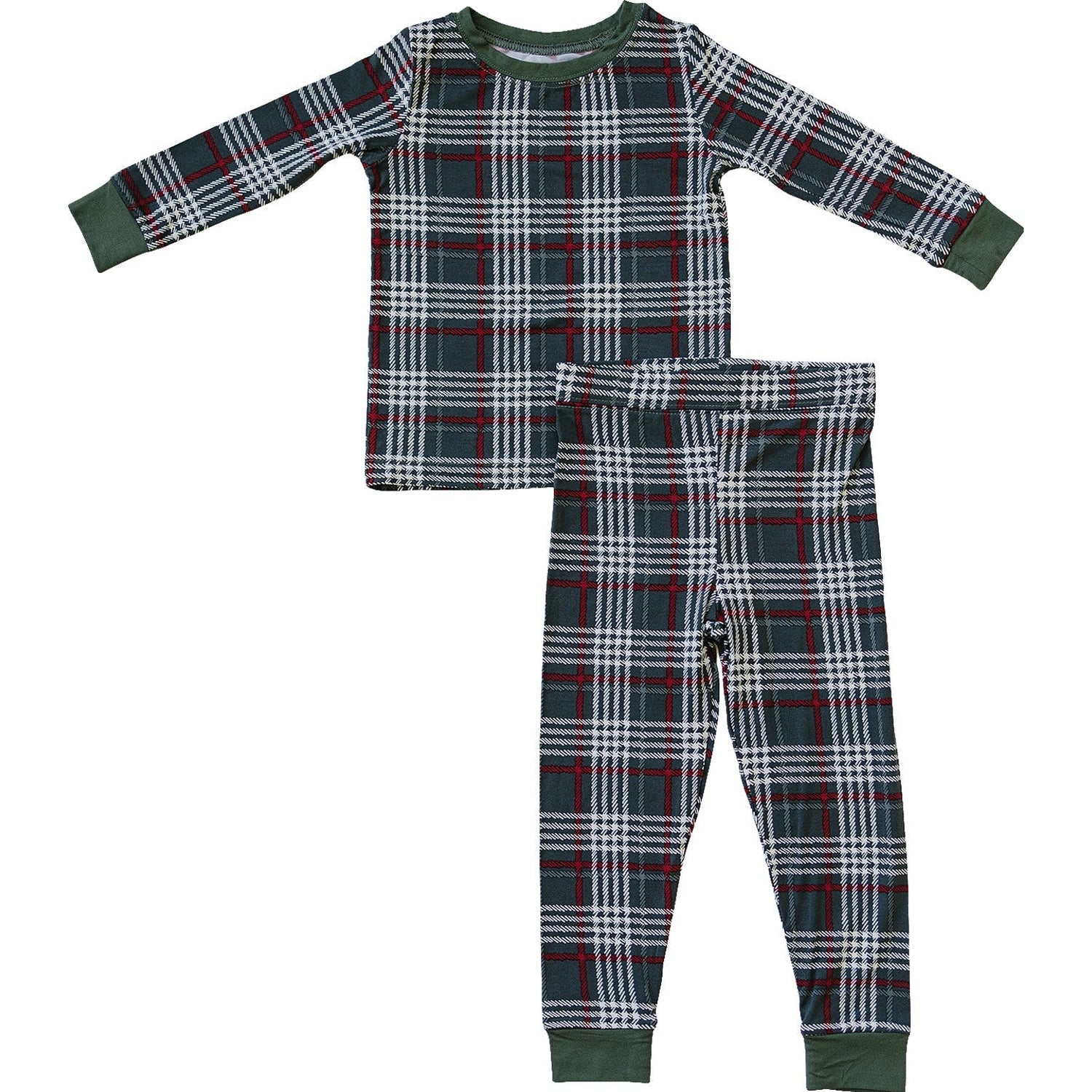 Green Plaid Bamboo Cozy Set - Sleeve, Plaid, Pajamas, Tartan, Nightwear | Everetts Place