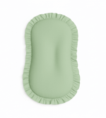 Little Mae & Co Green Ruffle Baby Lounger CoverEveretts Place