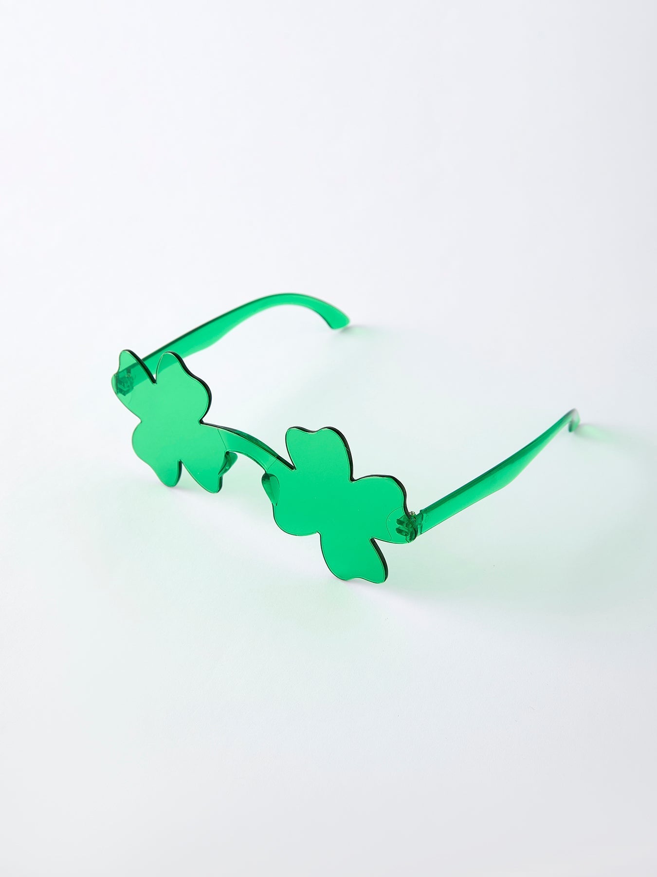 Rylee Faith Designs Green Shamrock Shaped Sunglasses for St. Patrick’s Day - 