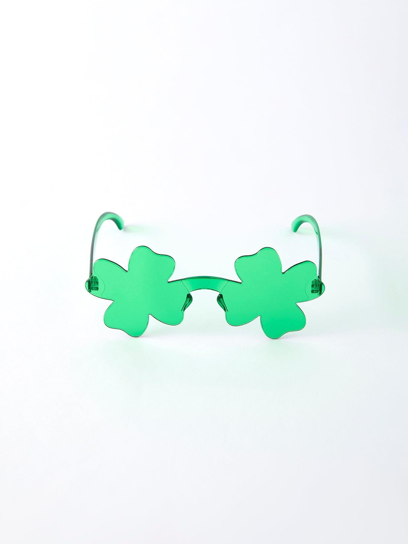 Rylee Faith Designs Green Shamrock Shaped Sunglasses for St. Patrick’s Day - 