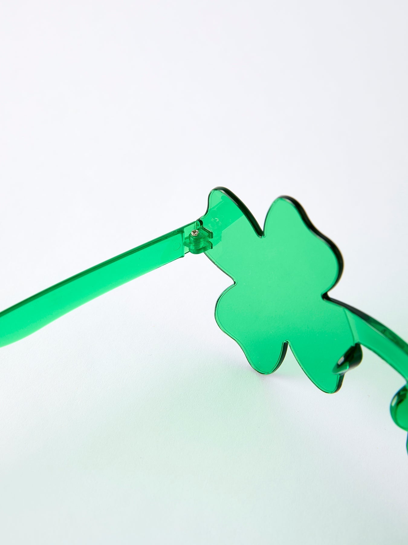 Rylee Faith Designs Green Shamrock Shaped Sunglasses for St. Patrick’s Day - 