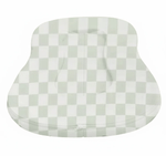 Little Mae & Co Green White Checkered New Lounger Curve Cover - 