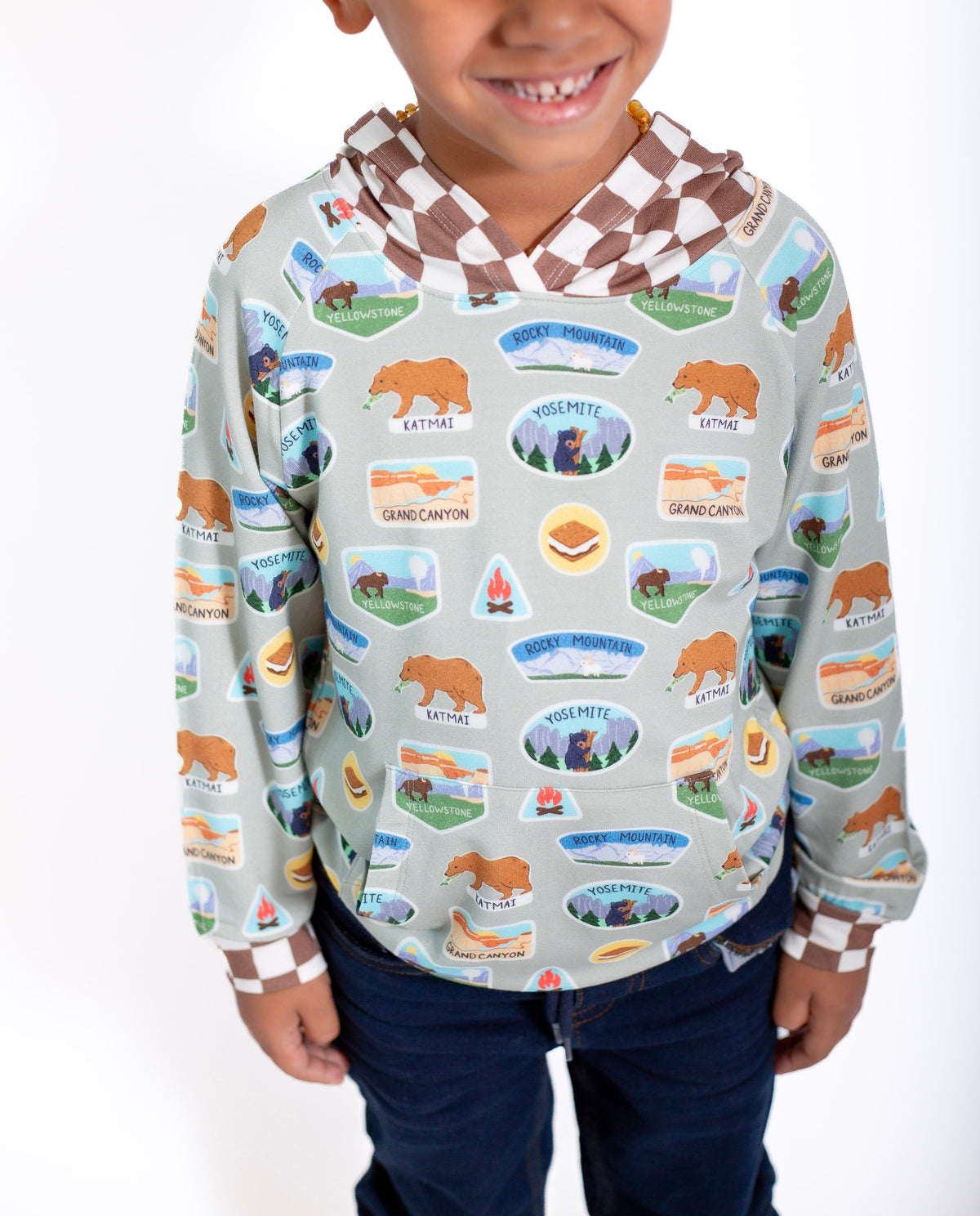 National Parks Hoodie for Kids | Cozy Adventure Sweatshirt by Rayn’s Tiny Stitches