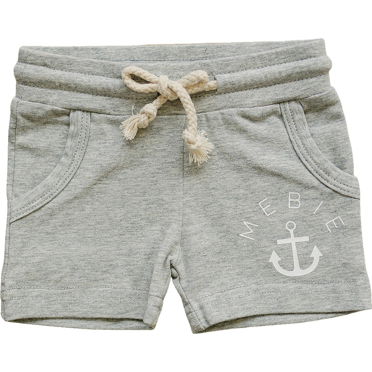 Grey Anchor Pocket Shorts - Shorts, White, Boardshorts, Active Shorts, Bermuda shorts | Everetts Place