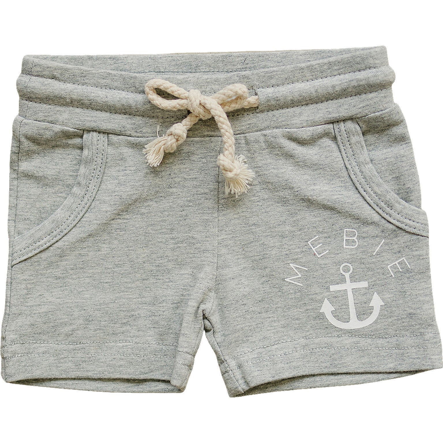 Grey Anchor Pocket Shorts - Shorts, White, Boardshorts, Active Shorts, Bermuda shorts | Everetts Place