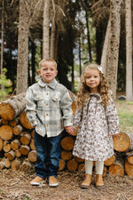 Mebie Baby Grey Plaid Shacket - 