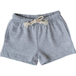 Mebie Baby Grey Pocket Cotton Shorts - 