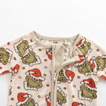 Dreamlet Grinchy Cheer (Convertible Zip Footies) - 