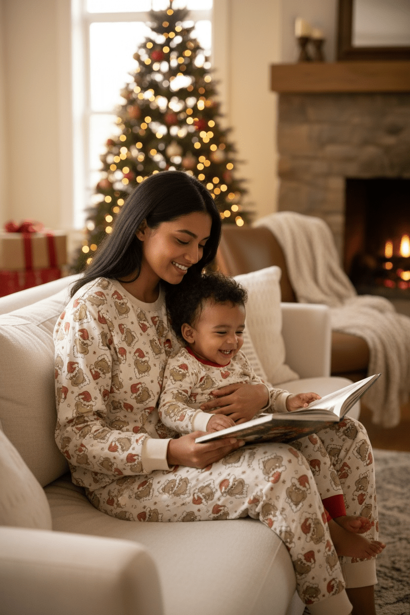 Dreamlet Grinchy Cheer (Women's Long Sleeve PJ) - 